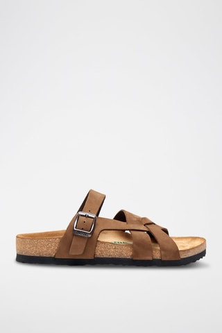 Sandalias de nobuk Lea - Arena