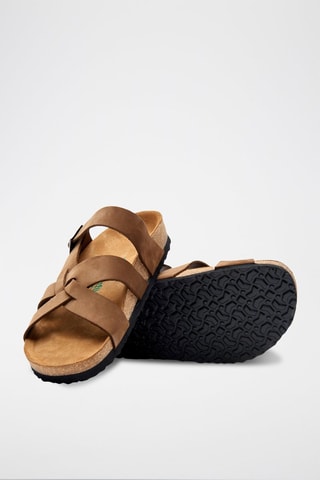 Sandalias de nobuk Lea - Arena