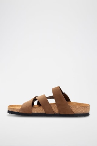 Sandalias de nobuk Lea - Arena