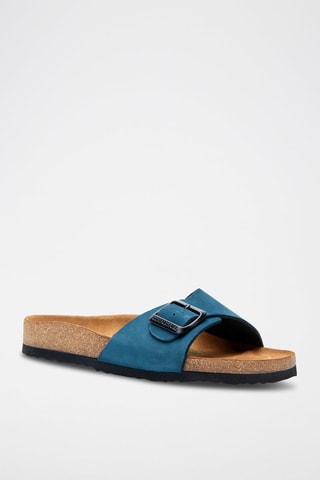 Sandalias de nobuk Adal - Azul marino
