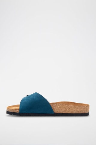 Sandalias de nobuk Adal - Azul marino