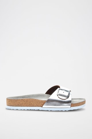 Sandalias de piel Adal - Plateado