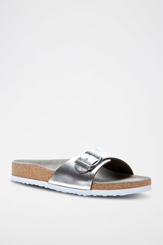 Sandalias de piel Adal - Plateado