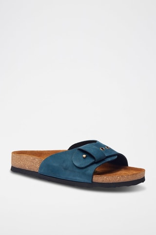 Sandalias de nobuk Willa - Azul marino
