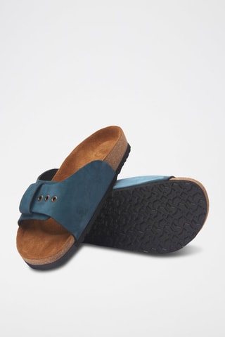 Sandalias de nobuk Willa - Azul marino