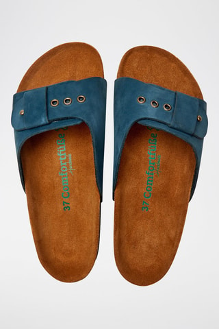 Sandalias de nobuk Willa - Azul marino