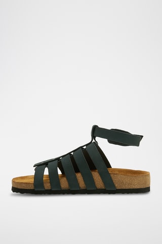 Romanas de nobuk Ares - Azul marino - Diseño ancho