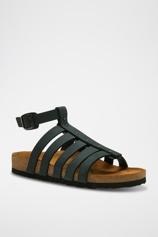 Romanas de nobuk Ares - Azul marino - Diseño ancho