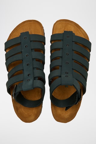 Romanas de nobuk Ares - Azul marino - Diseño ancho