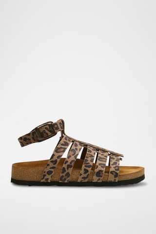 Romanas de nobuk Ares - Beige - Diseño ancho