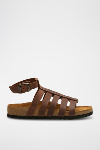 Romanas de piel Ares - Marrón - Diseño ancho