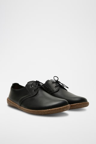 Derbies de piel napa Terra - Negro - Diseño normal