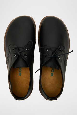Derbies de piel napa Terra - Negro - Diseño normal