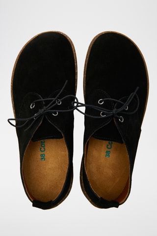 Derbies de nobuk Terra - Negro - Diseño normal