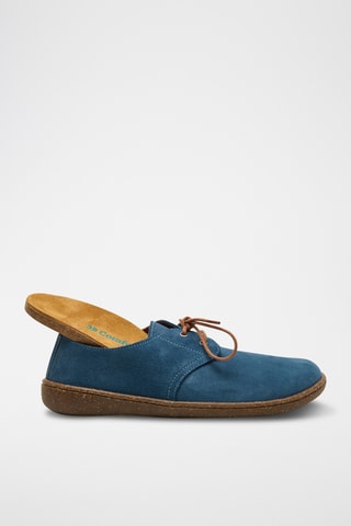 Derbies de nobuk Terra - Azul cobalto - Diseño normal