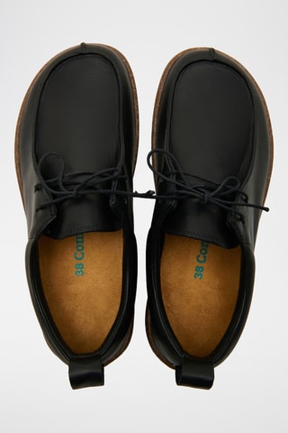 Derbies de piel napa Harmony - Negro - Diseño normal