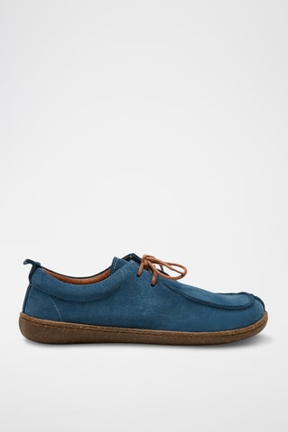 Derbies de nobuk Harmony - Azul cobalto - Diseño normal