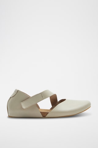 Babies de nobuk Alya - Beige - Diseño estrecho