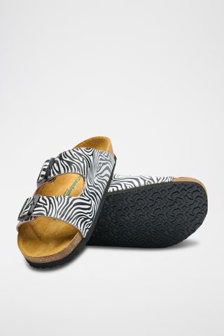 Sandalias de piel napa Bali-PR - Blanco - Diseño ancho