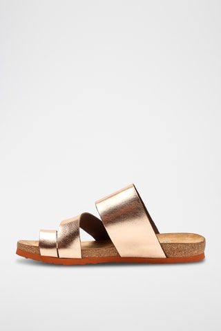 Sandalias de piel Marina - Rosa - Diseño estrecho