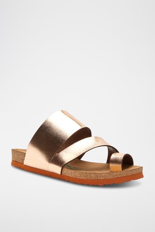 Sandalias de piel Marina - Rosa - Diseño estrecho
