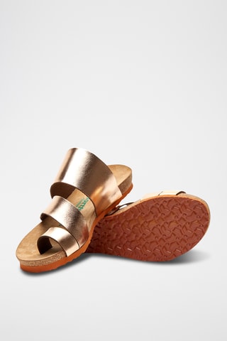 Sandalias de piel Marina - Rosa - Diseño estrecho