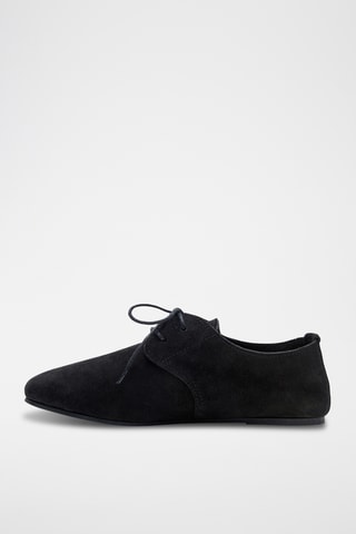 Derbies de nobuk Stella - Negro - Diseño normal