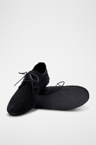 Derbies de nobuk Stella - Negro - Diseño normal