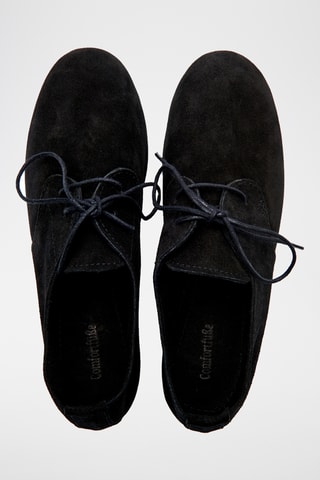 Derbies de nobuk Stella - Negro - Diseño normal