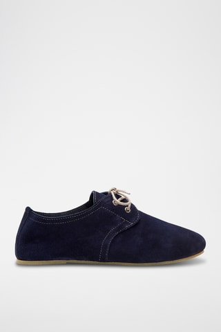 Derbies de nobuk Stella - Azul marino - Diseño normal
