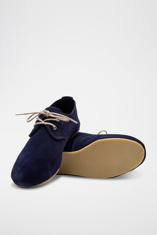 Derbies de nobuk Stella - Azul marino - Diseño normal