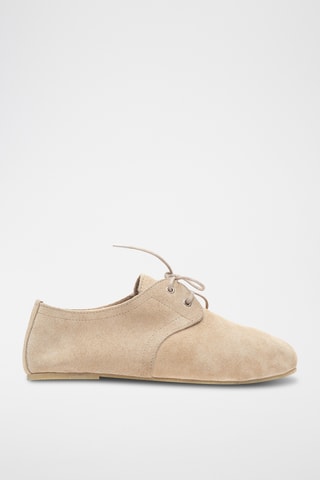 Derbies de nobuk Stella - Beige - Diseño normal