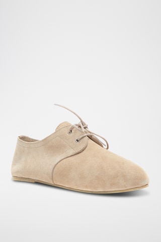 Derbies de nobuk Stella - Beige - Diseño normal