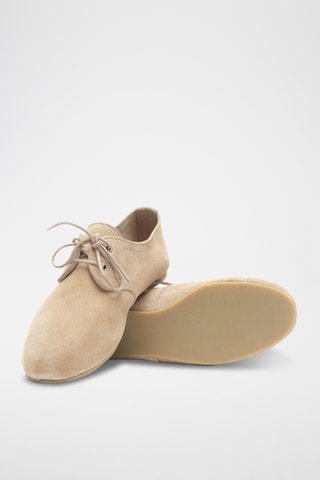 Derbies de nobuk Stella - Beige - Diseño normal