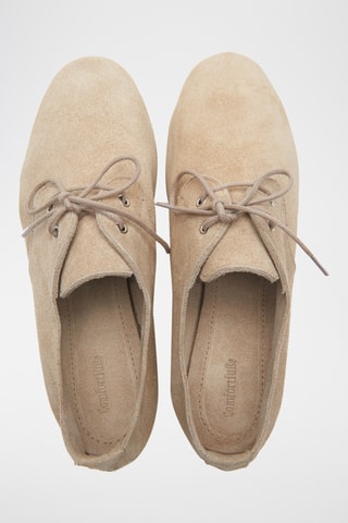 Derbies de nobuk Stella - Beige - Diseño normal