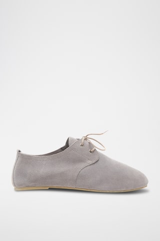 Derbies de nobuk Stella - Gris - Diseño normal