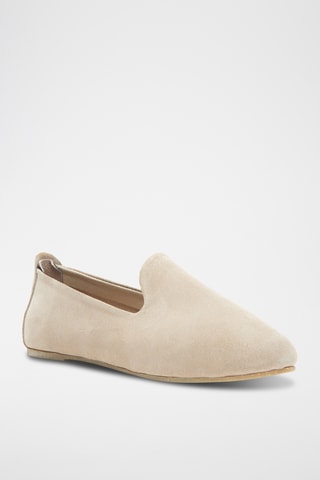 Slippers de nobuk Merle - Beige - Diseño normal