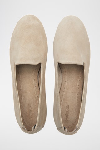 Slippers de nobuk Merle - Beige - Diseño normal
