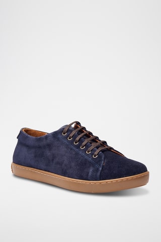 Zapatillas de nobuk Lucas - Azul marino - Diseño normal