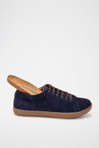 Zapatillas de nobuk Lucas - Azul marino - Diseño normal
