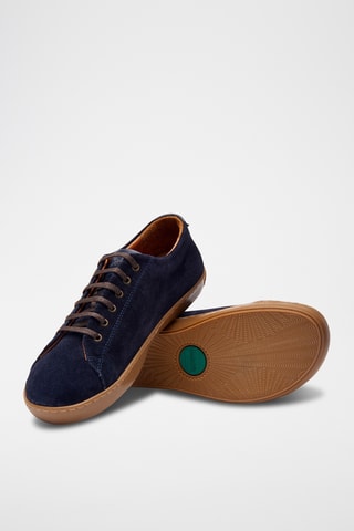 Zapatillas de nobuk Lucas - Azul marino - Diseño normal