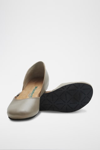 Bailarinas de piel Este - Verde - Diseño estrecho