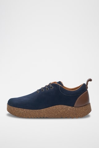 Zapatillas de piel Aster - Azul marino - Diseño normal