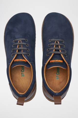 Zapatillas de piel Aster - Azul marino - Diseño normal