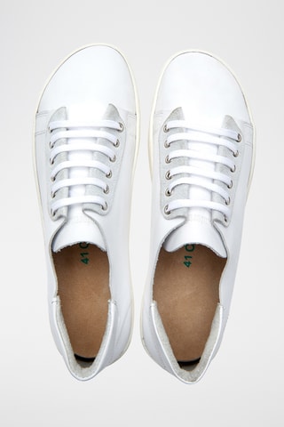Zapatillas de piel Ozi - Blanco - Diseño normal
