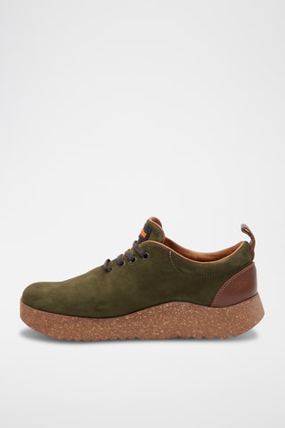 Zapatillas de piel Aster - Caqui - Diseño normal