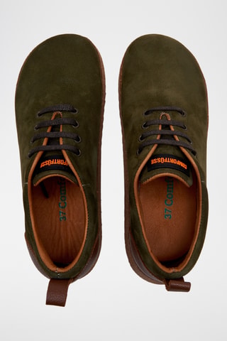 Zapatillas de piel Aster - Caqui - Diseño normal