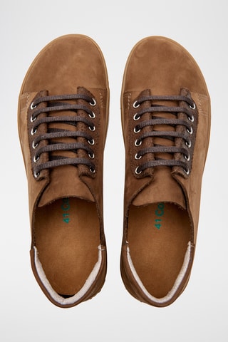Zapatillas de nobuk Ozi - Beige - Diseño normal