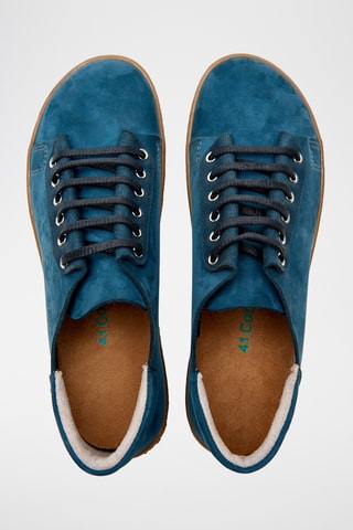 Zapatillas de nobuk Ozi - Azul marino - Diseño normal