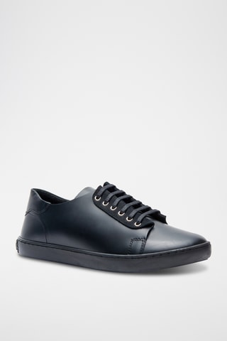 Zapatillas de piel napa Ozi - Negro - Diseño normal